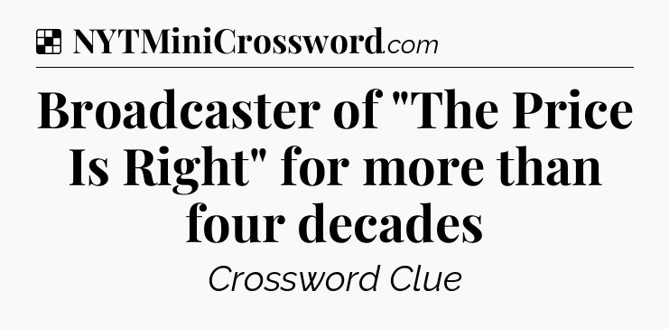 Solution: Broadcaster of 