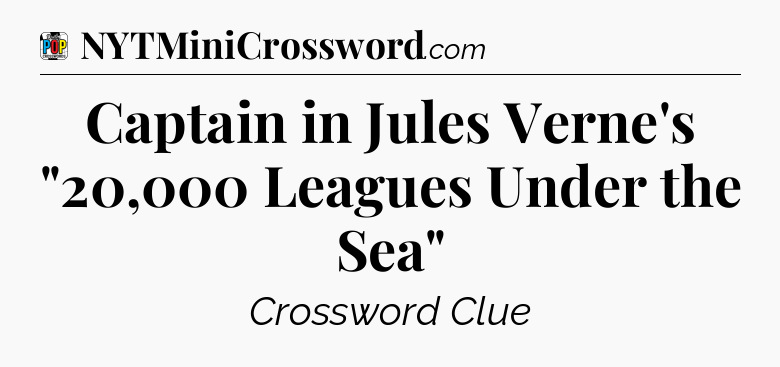 Captain in Jules Verne's 