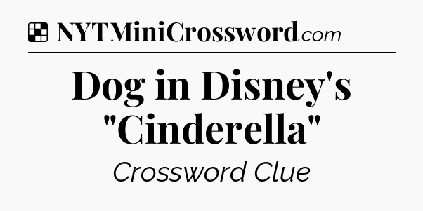 Solution: Dog in Disney's 