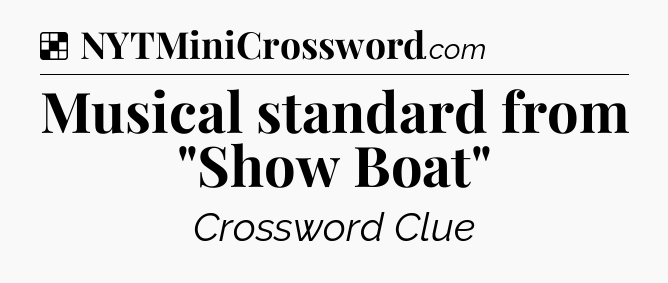 Solution: Musical standard from 