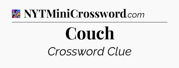 Couch Crossword Clue