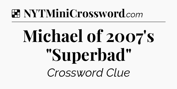 Solution: Michael of 2007's 