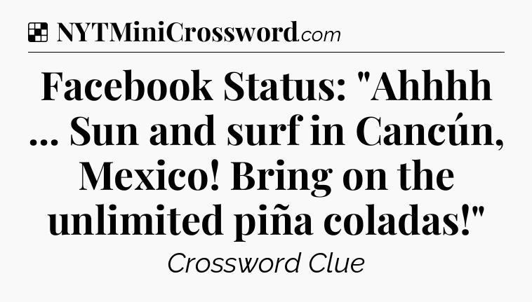 Solution: Facebook Status: 