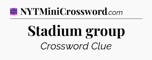 Stadium group - Thomas Joseph Crossword