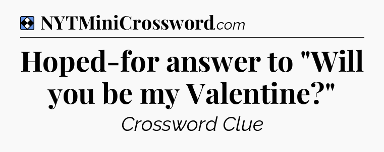 Solution: Hoped-for answer to 