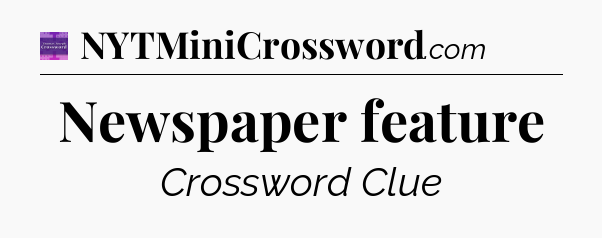 Newspaper feature - Thomas Joseph Crossword