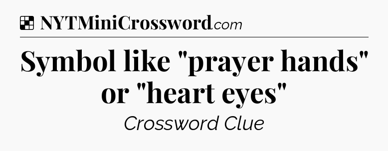 Solution: Symbol like 