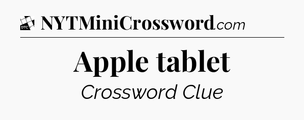 Apple tablet - Daily Themed Classic Crossword