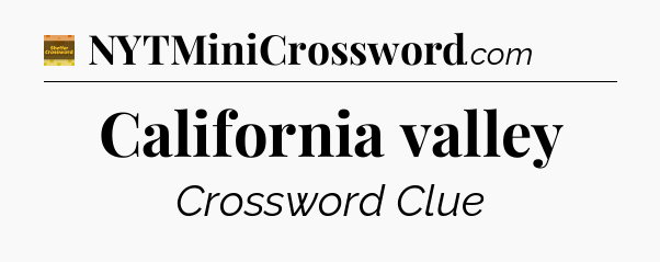 California valley crossword clue Eugene Sheffer