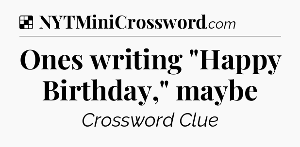 Solution: Ones writing 