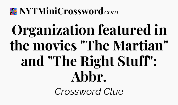 Organization featured in the movies 