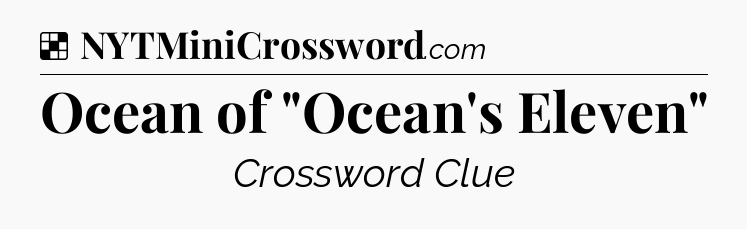 Solution: Ocean of 