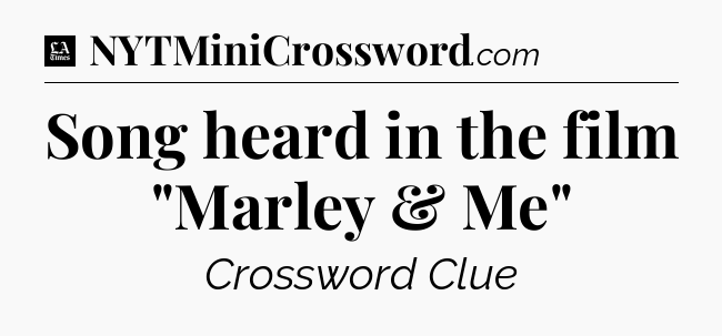 Song heard in the film 