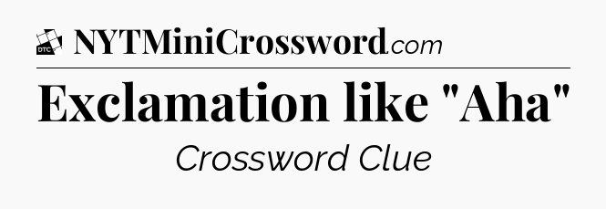 Exclamation like 
