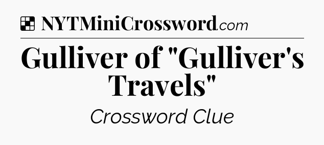 Solution: Gulliver of 
