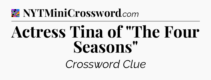 Actress Tina of 