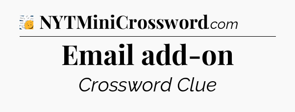 Email add-on - 7 Little Words