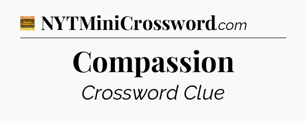 Compassion - Eugene Sheffer Crossword