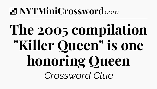 Solution: The 2005 compilation 