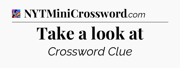 Take a look at Crossword Clue
