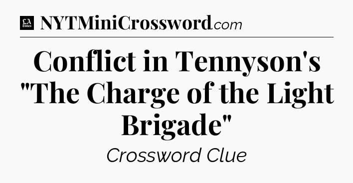 Conflict in Tennyson's 