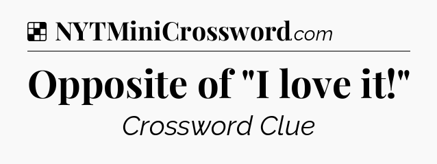 Solution: Opposite of 