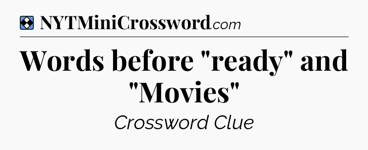 Solution: Words before 