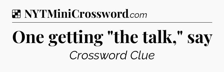 Solution: One getting 