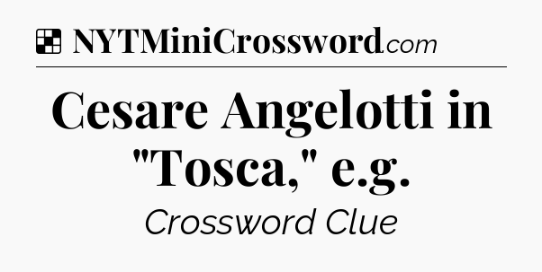 Solution: Cesare Angelotti in 