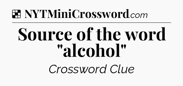 Solution: Source of the word 