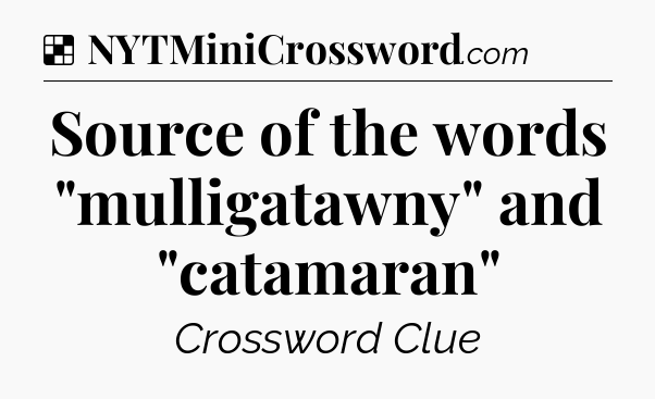 Solution: Source of the words 