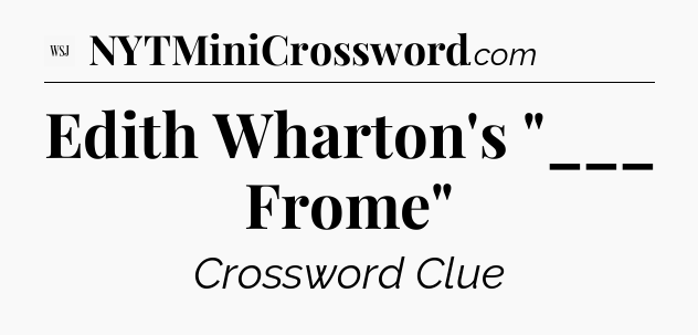 Edith Wharton's 