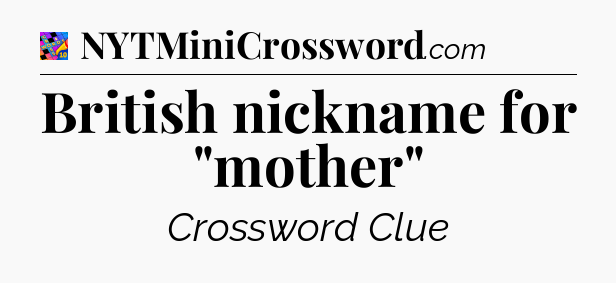 British nickname for 