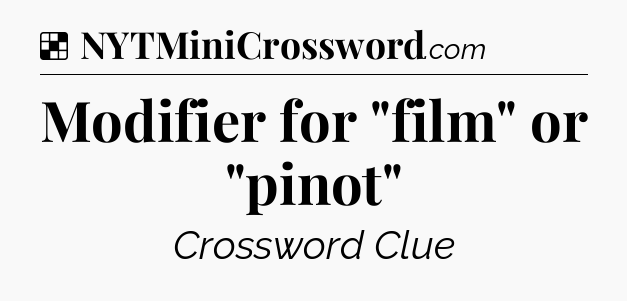 Solution: Modifier for 