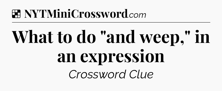 Solution: What to do 