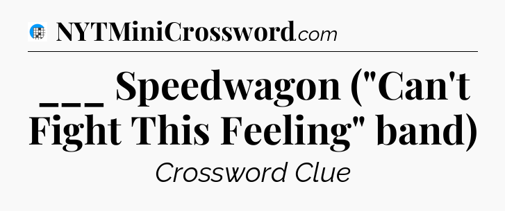 ___ Speedwagon (