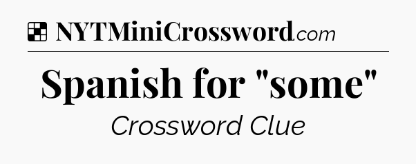 Solution: Spanish for 