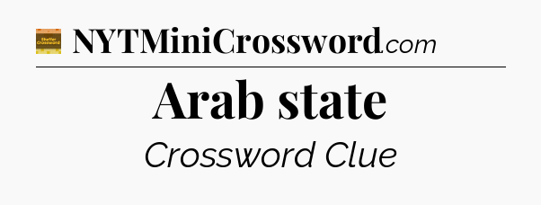Arab state - Eugene Sheffer Crossword