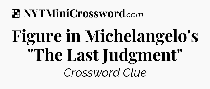 Solution: Figure in Michelangelo's 