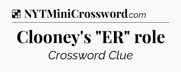 Solution: Clooney's 