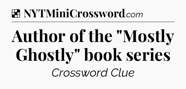 Solution: Author of the 