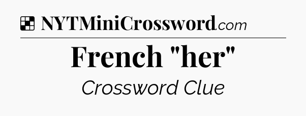 Solution: French 