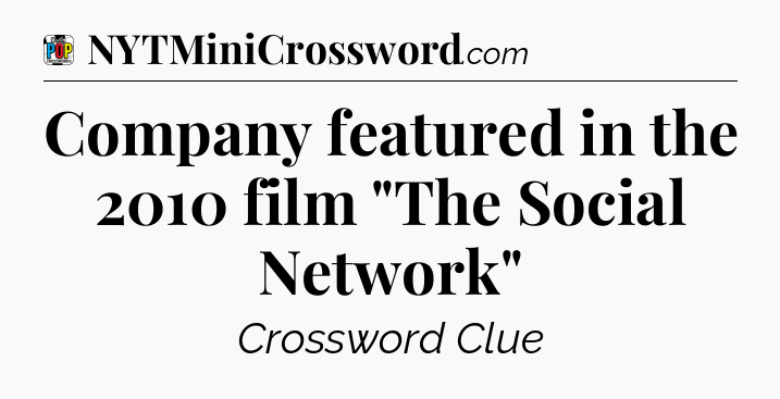 Company featured in the 2010 film 