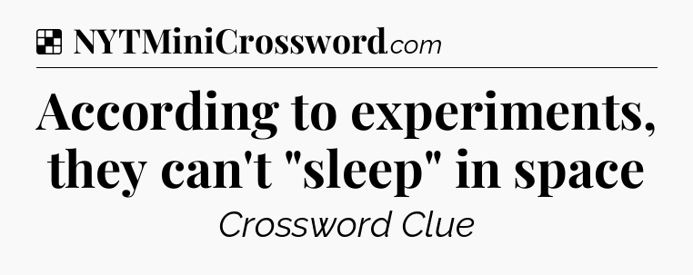 According to experiments, they can't 