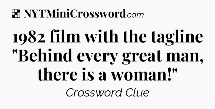 Solution: 1982 film with the tagline 