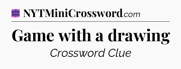 Game with a drawing - Thomas Joseph Crossword