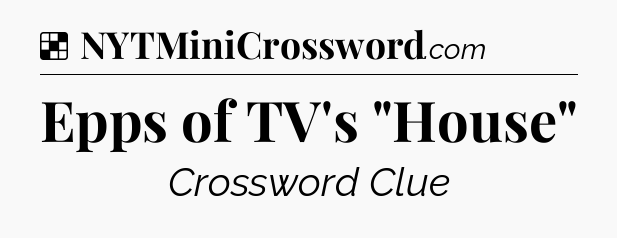 Solution: Epps of TV's 