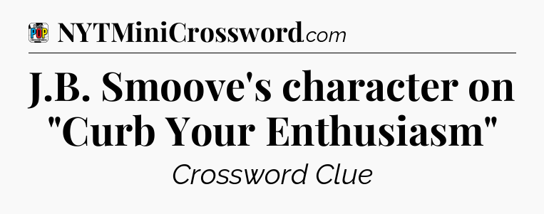 J.B. Smoove's character on 