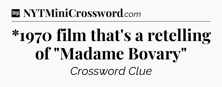 *1970 film that's a retelling of 