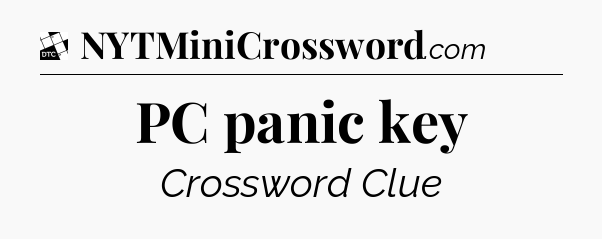 PC panic key - Daily Themed Mini Crossword